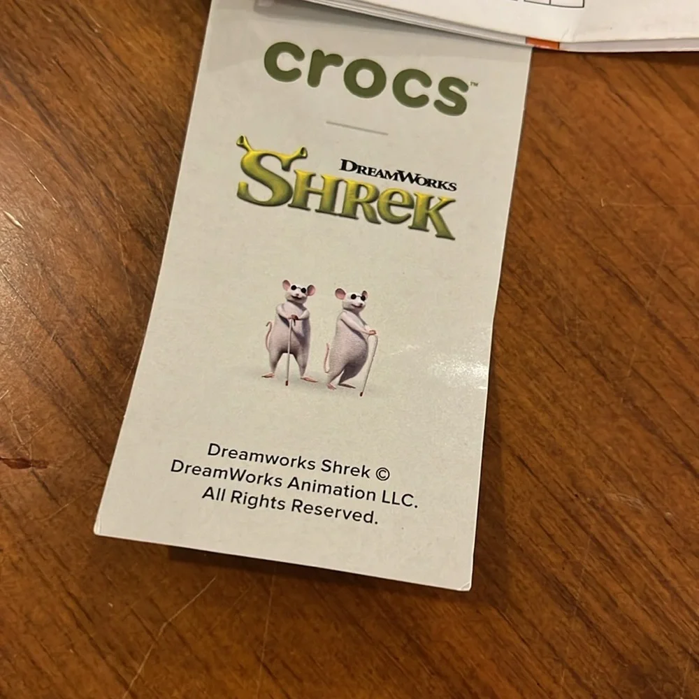 Crocs X Shrek Clogs Shoes new Boys Girls Kids Size 13 - C13